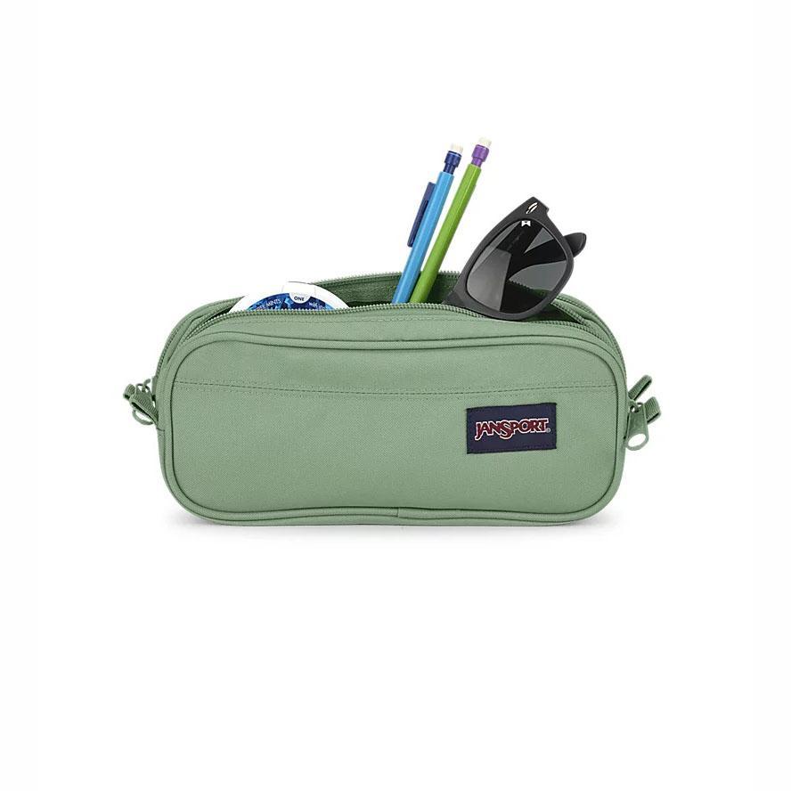 étuis à Crayons JanSport Large Accessory Pouch Vert | JJS-86462895